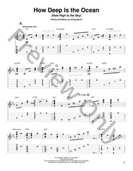 How Deep Is the Ocean (How High Is the Sky) Guitar and Fretted sheet music cover
